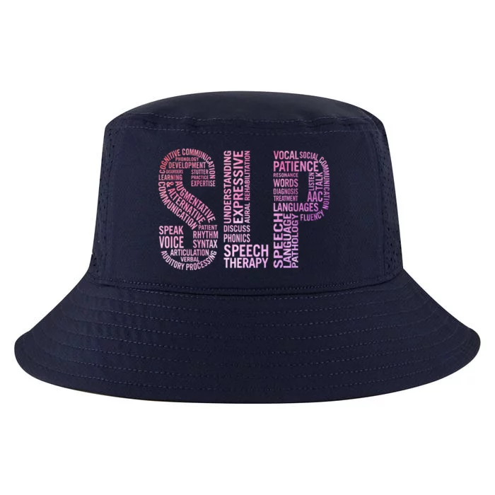 Speech Therapist Cute Gift Slp Speech Therapy Funny Gift Cool Comfort Performance Bucket Hat