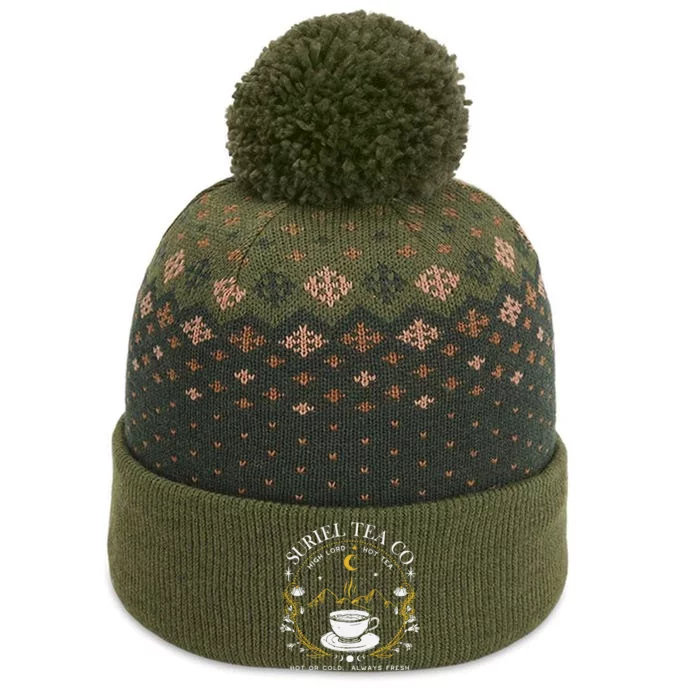 Suriel Tea Co The Baniff Cuffed Pom Beanie