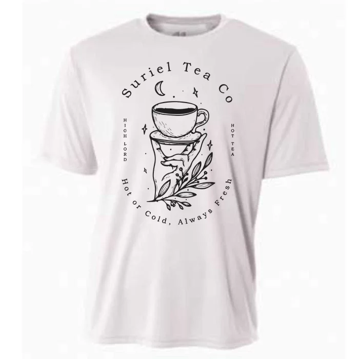 Suriel Tea Co Hot Or Cold Al Ways Fresh Cooling Performance Crew T-Shirt