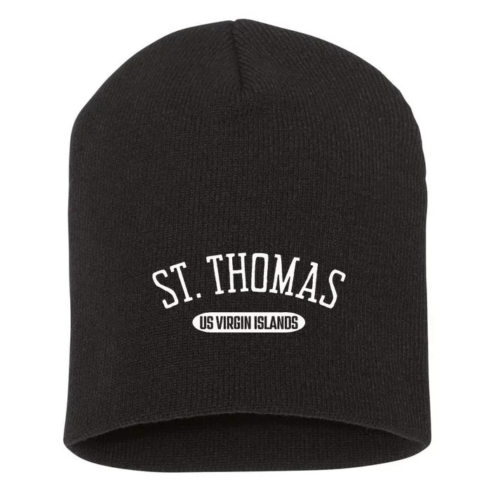 St Thomas Classic Style St Thomas Us Virgin Islands Short Acrylic Beanie