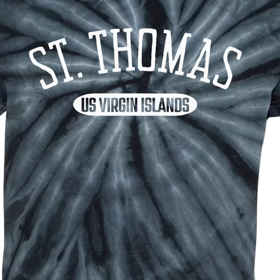 St Thomas Classic Style St Thomas Us Virgin Islands Kids Tie-Dye T-Shirt