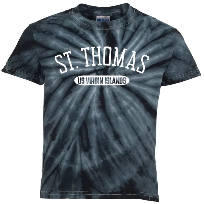 St Thomas Classic Style St Thomas Us Virgin Islands Kids Tie-Dye T-Shirt