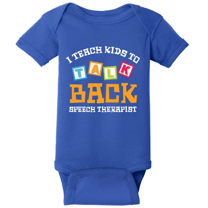 Speech Therapist Cute Pediatric Slp Gift Baby Bodysuit