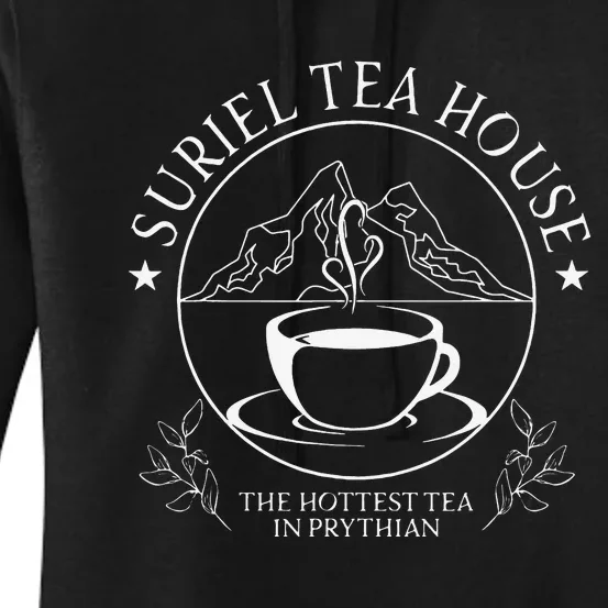 Suriel Tea Co Spill The Tea Fun Tea Drinker Tea Lover Women's Pullover Hoodie