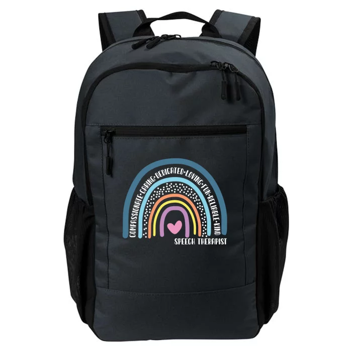 Speech Therapist Cute Rainbow Gift Daily Commute Backpack