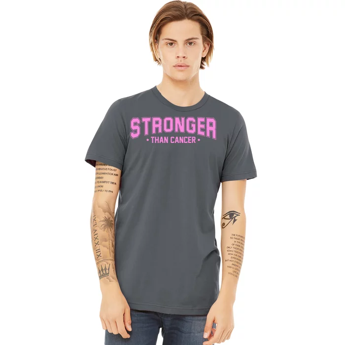 Stronger Than Cancer Breast Cancer Awareness Premium T-Shirt