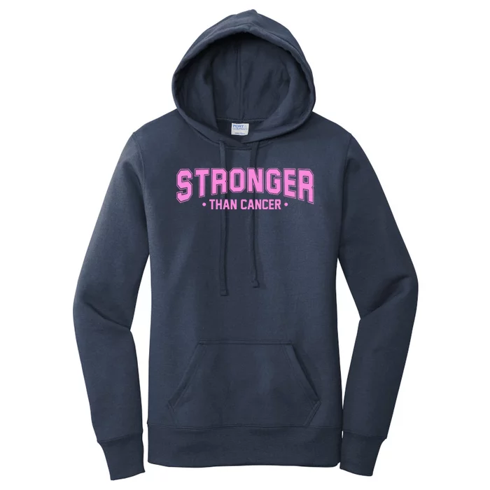 Stronger Than Cancer Breast Cancer Awareness Women's Pullover Hoodie