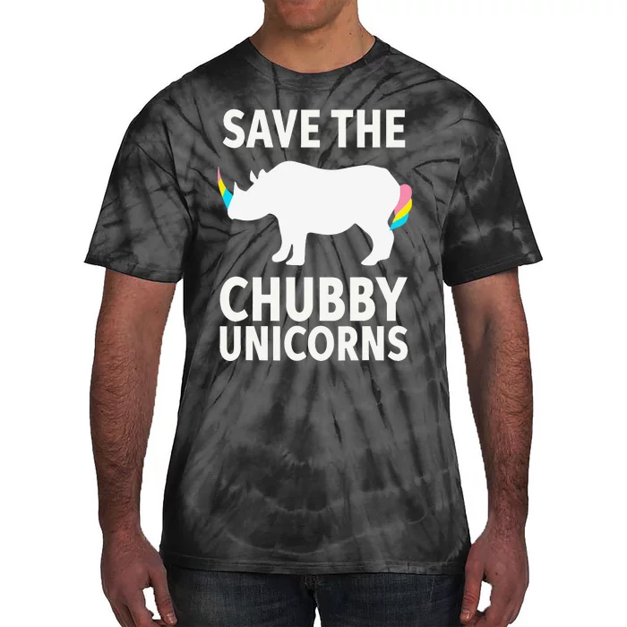 Save The Chubby Unicorns Rhino Activist Tie-Dye T-Shirt