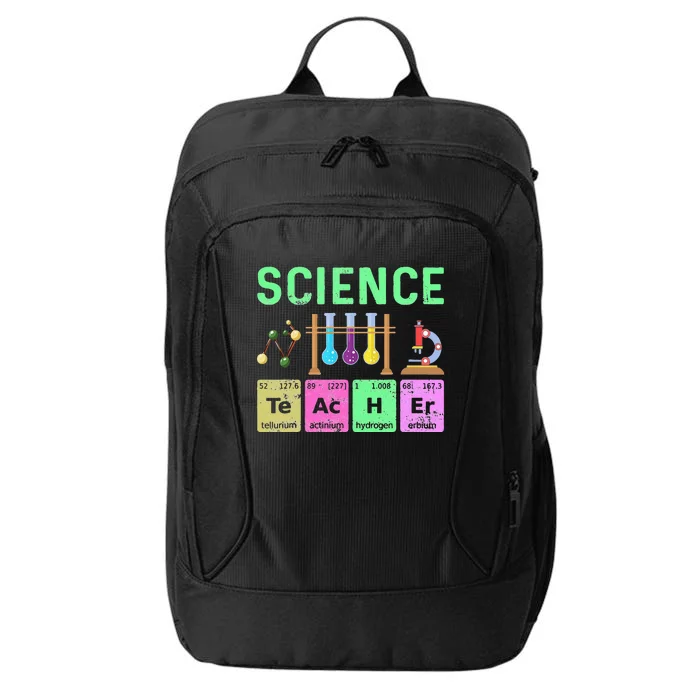 Science Teacher Chemist Physicist Vintage City Backpack