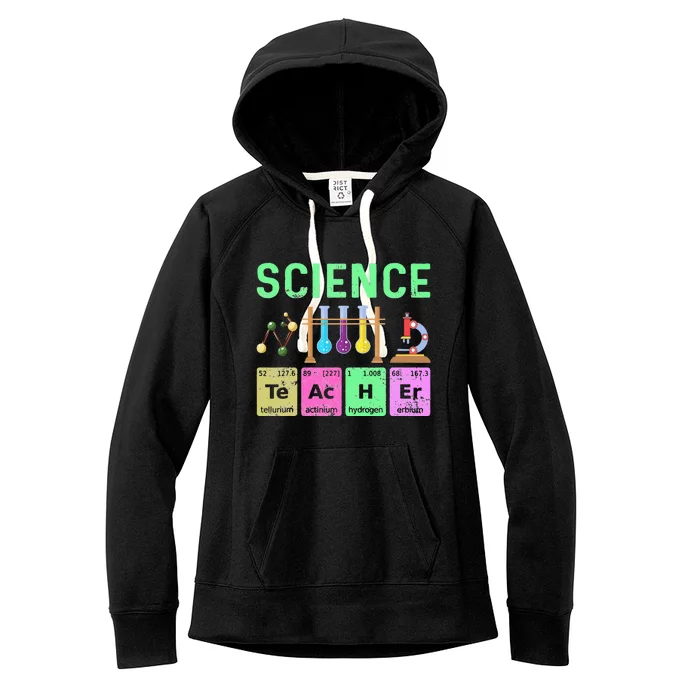 Science Teacher Chemist Physicist Vintage Women's Fleece Hoodie