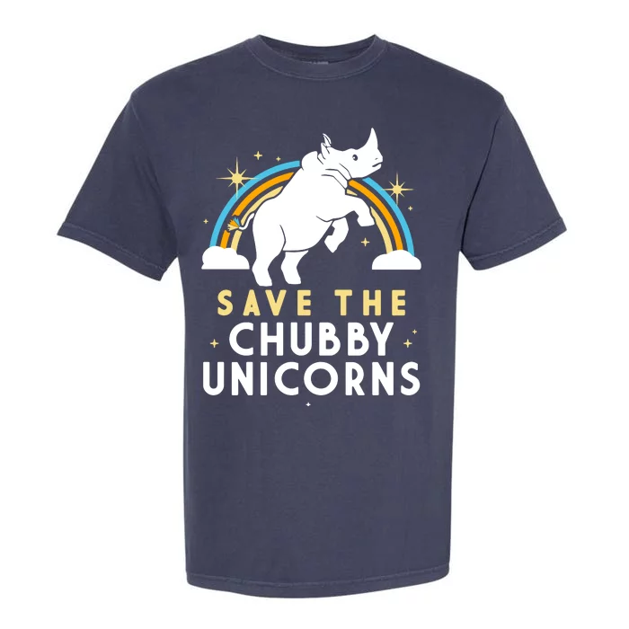 Save The Chubby Unicorns Garment-Dyed Heavyweight T-Shirt