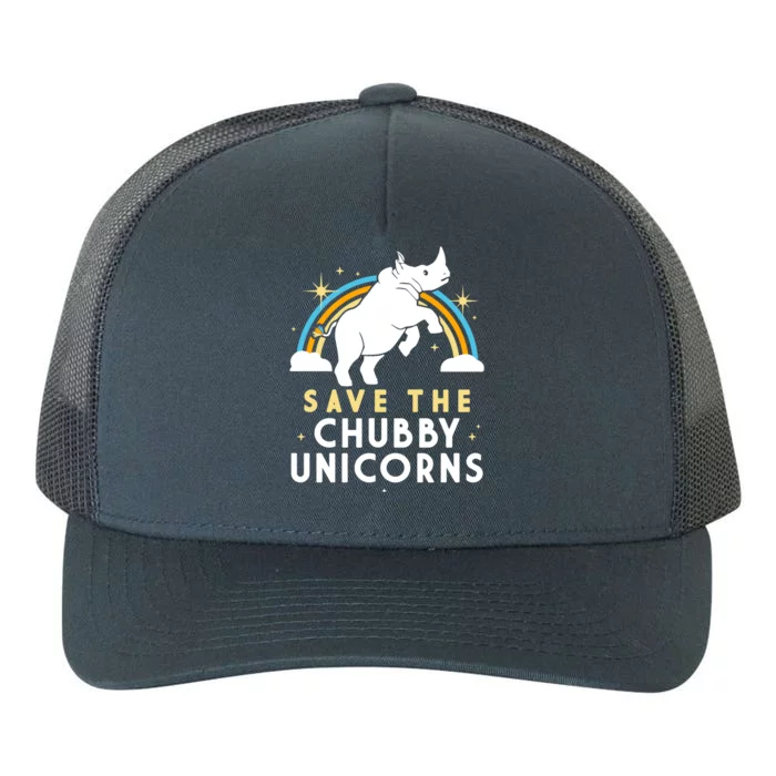 Save The Chubby Unicorns Yupoong Adult 5-Panel Trucker Hat