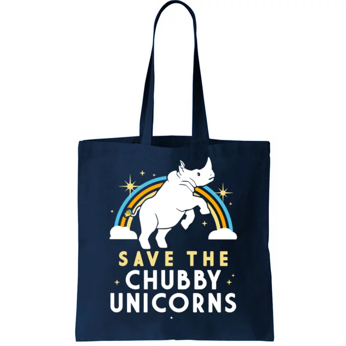 Save The Chubby Unicorns Tote Bag