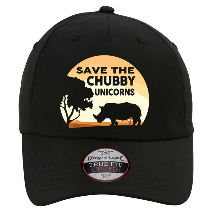 Save The Chubby Unicorns Fat Rhino Funny The Original Performance Cap