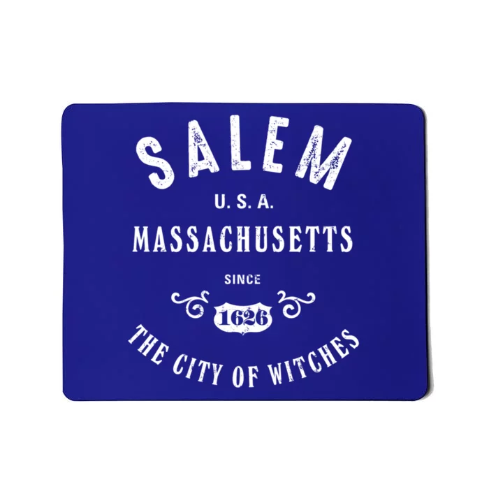 Salem The City Of Witches Massachusetts Vintage Gift Mousepad