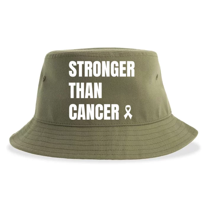 Stronger Than Cancer Sustainable Bucket Hat