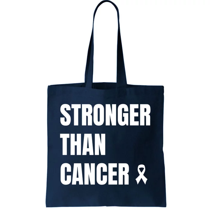 Stronger Than Cancer Tote Bag