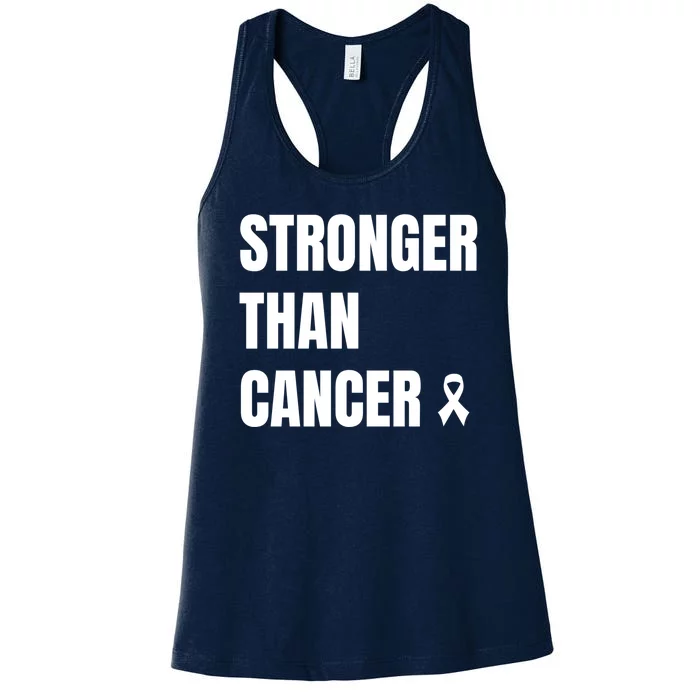 Stronger Than Cancer Women's Racerback Tank