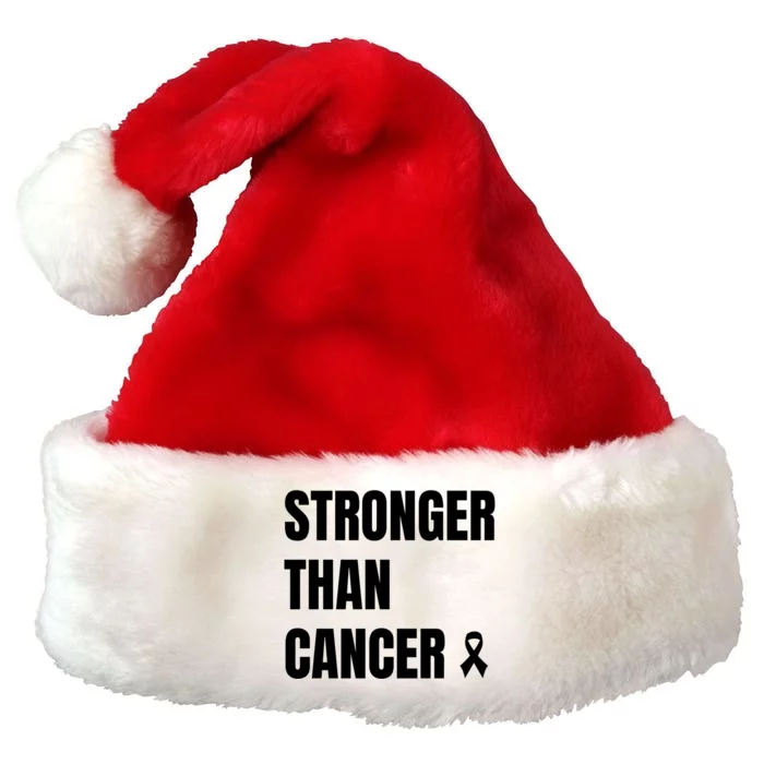 Stronger Than Cancer Premium Christmas Santa Hat