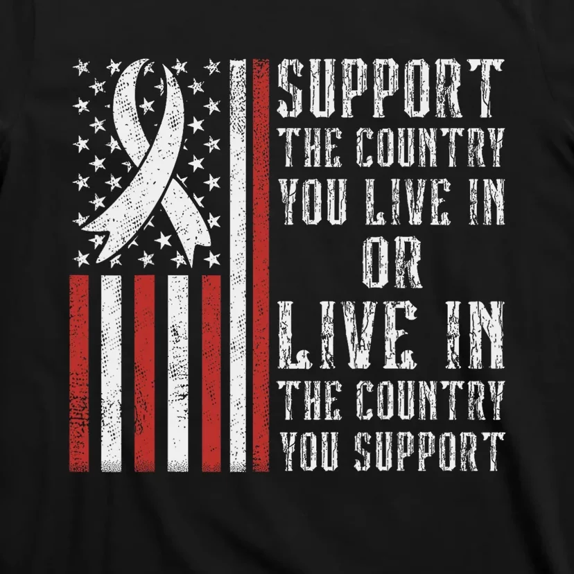 Support The Country You Live In The Country You Support T-Shirt