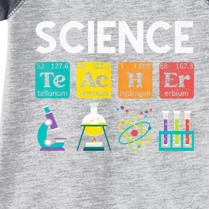 Science Teacher Chemistry Biology Physics Teacher Student Infant Baby Jersey Bodysuit