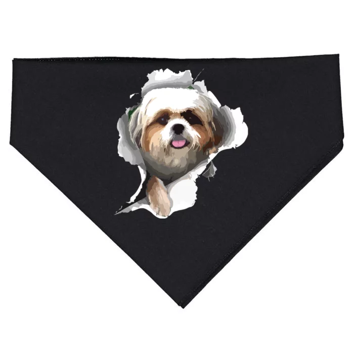 Shih Tzu Cute Shih Tzu Dog Shih Tzu Owner Shih Tzu USA-Made Doggie Bandana