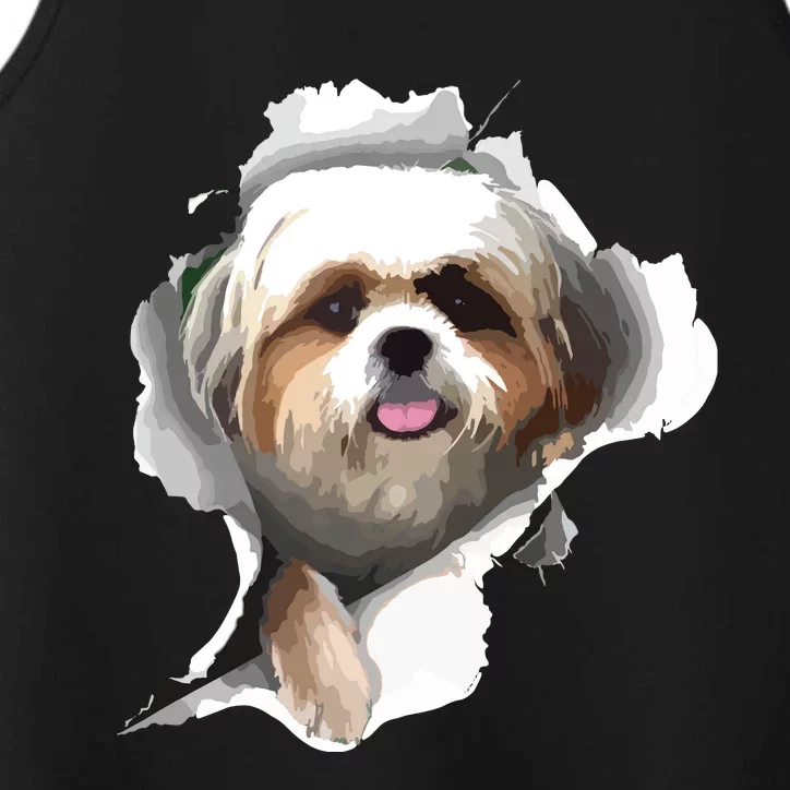 Shih Tzu Cute Shih Tzu Dog Shih Tzu Owner Shih Tzu Performance Tank