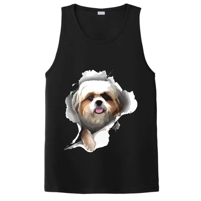 Shih Tzu Cute Shih Tzu Dog Shih Tzu Owner Shih Tzu Performance Tank