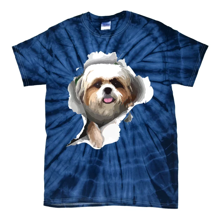 Shih Tzu Cute Shih Tzu Dog Shih Tzu Owner Shih Tzu Tie-Dye T-Shirt