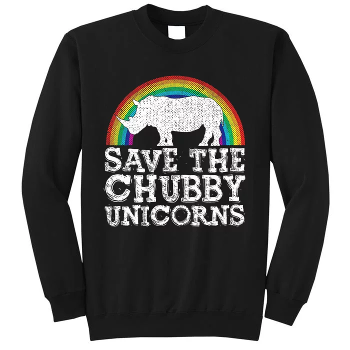 Save The Chubby Unicorns Gift Rhino Conservation Sweatshirt