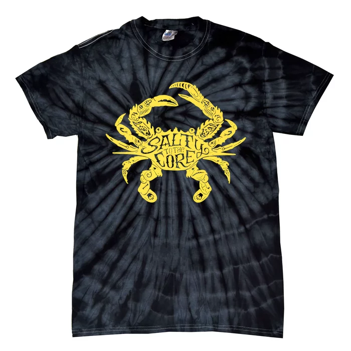 Salty The Core Crab Salty To Core Crab Tie-Dye T-Shirt