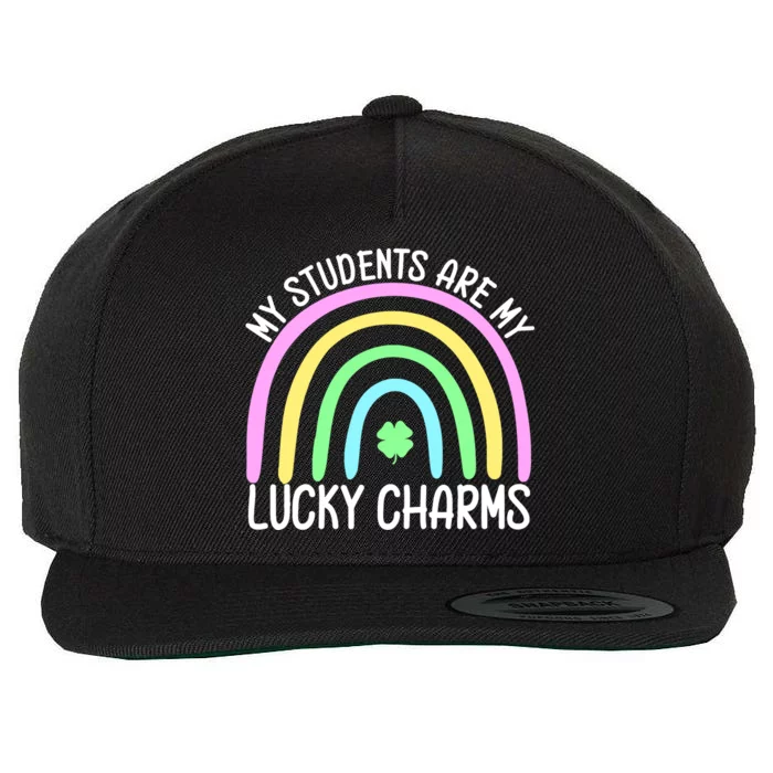 Students Teacher Clover Rainbow St Patricks Day Wool Snapback Cap