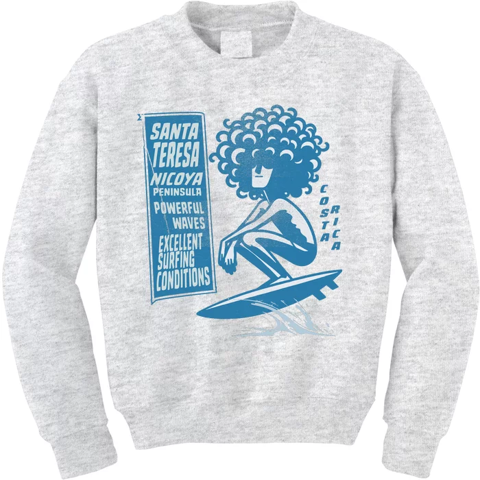 Santa Teresa Costa Rica Surf Break. Kids Sweatshirt