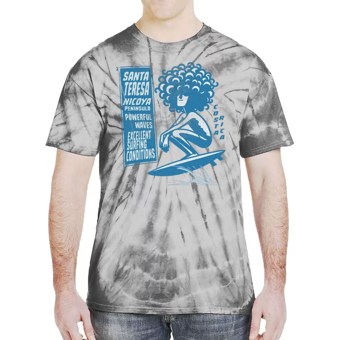 Santa Teresa Costa Rica Surf Break. Tie-Dye T-Shirt