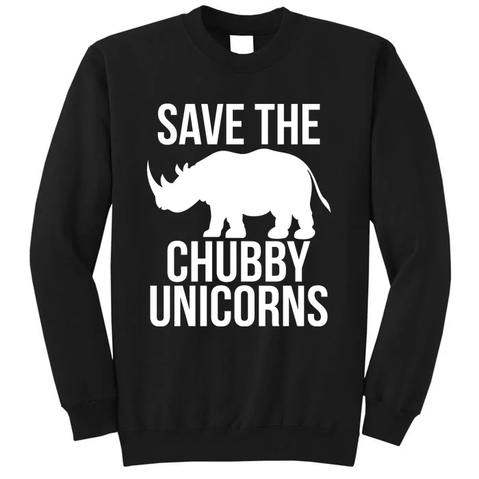 Save The Chubby Unicorn Funny Sweatshirt