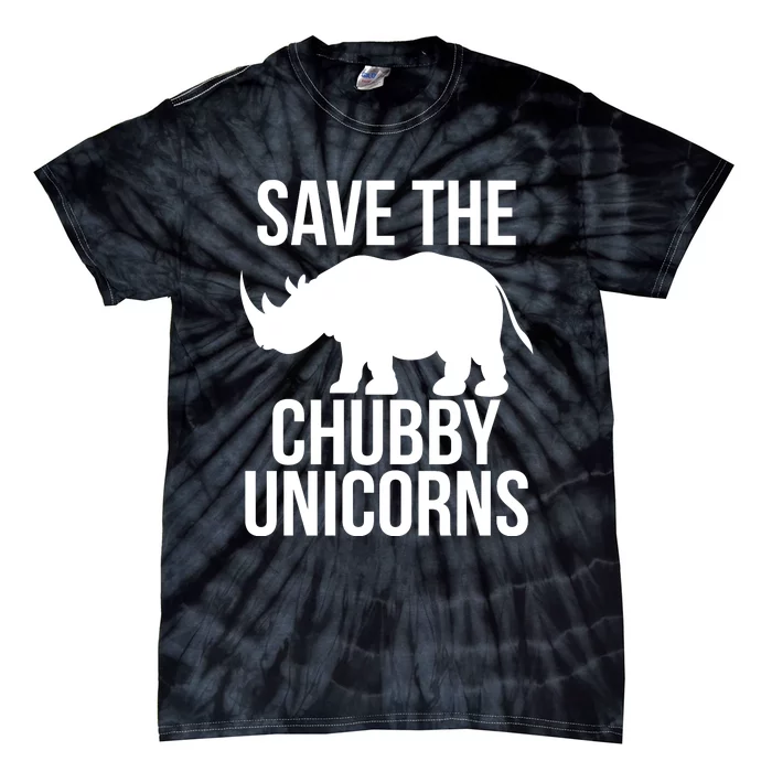 Save The Chubby Unicorn Funny Tie-Dye T-Shirt