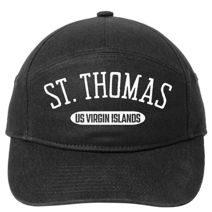 St Thomas Classic Style St Thomas Us Virgin Islands 7-Panel Snapback Hat