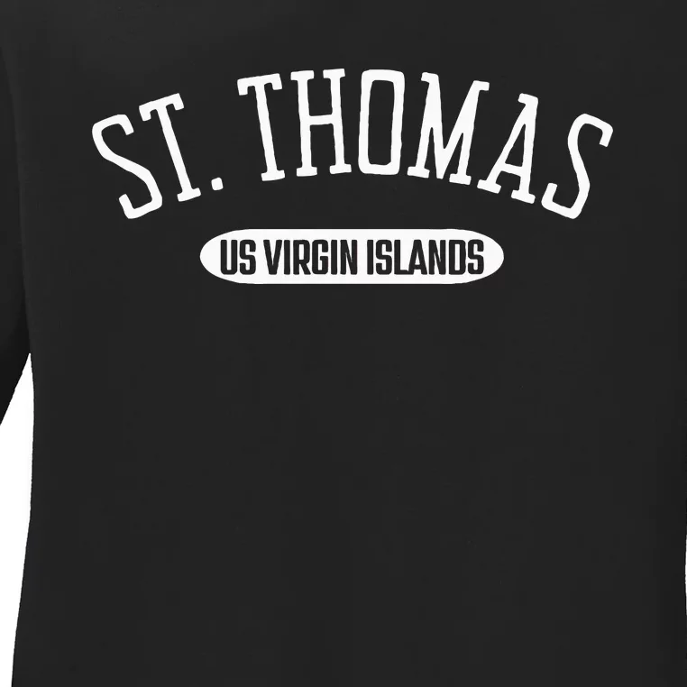 St Thomas Classic Style St Thomas Us Virgin Islands Ladies Long Sleeve Shirt