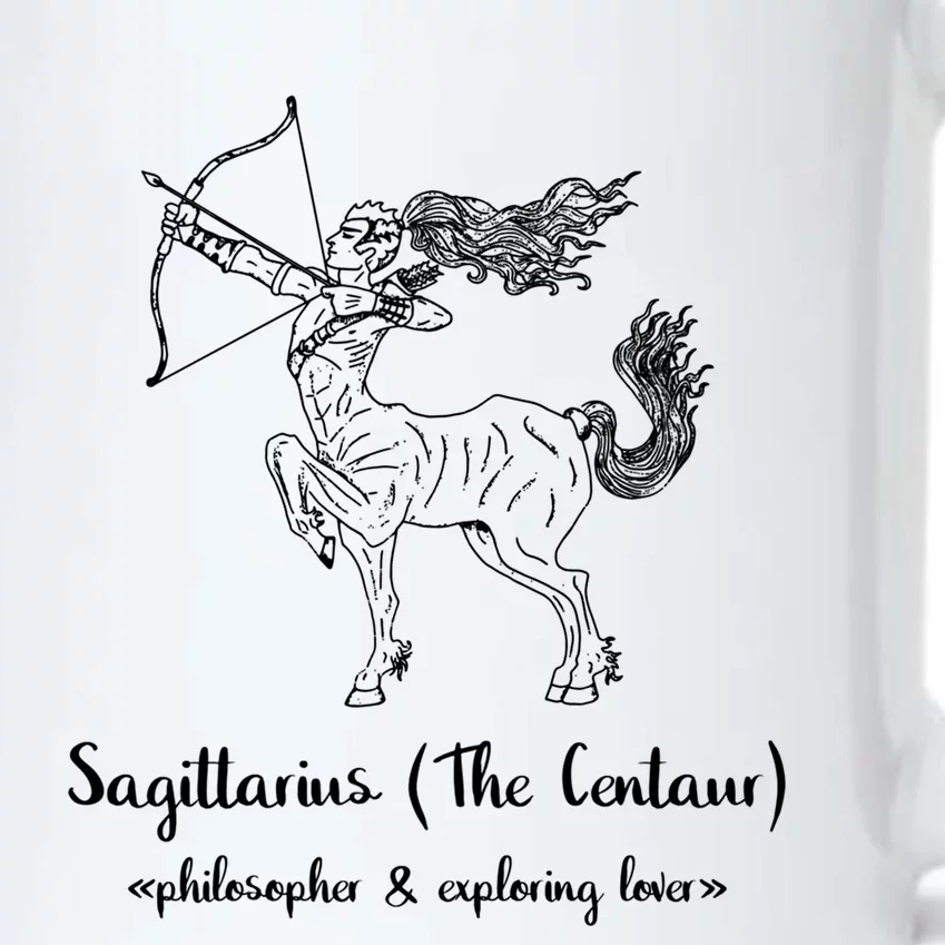 Sagittarius The Centaur Astrology Zodiac Sign Funny Facts Gift Black Color Changing Mug