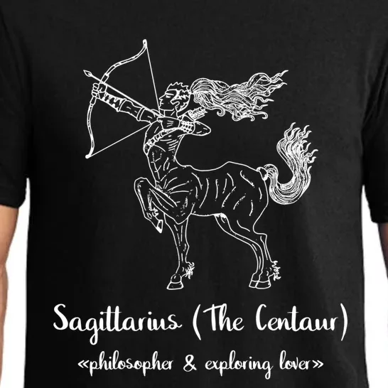 Sagittarius The Centaur Astrology Zodiac Sign Funny Facts Gift Pajama Set