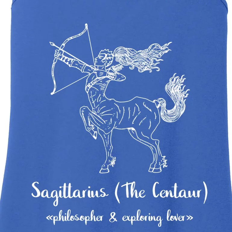 Sagittarius The Centaur Astrology Zodiac Sign Funny Facts Gift Ladies Essential Tank