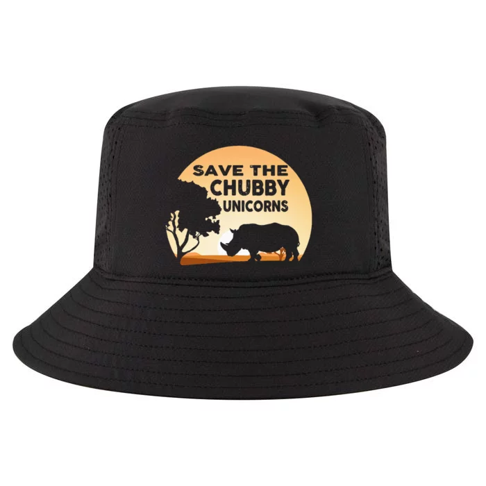 Save The Chubby Unicorns Fat Rhino Funny Cool Comfort Performance Bucket Hat