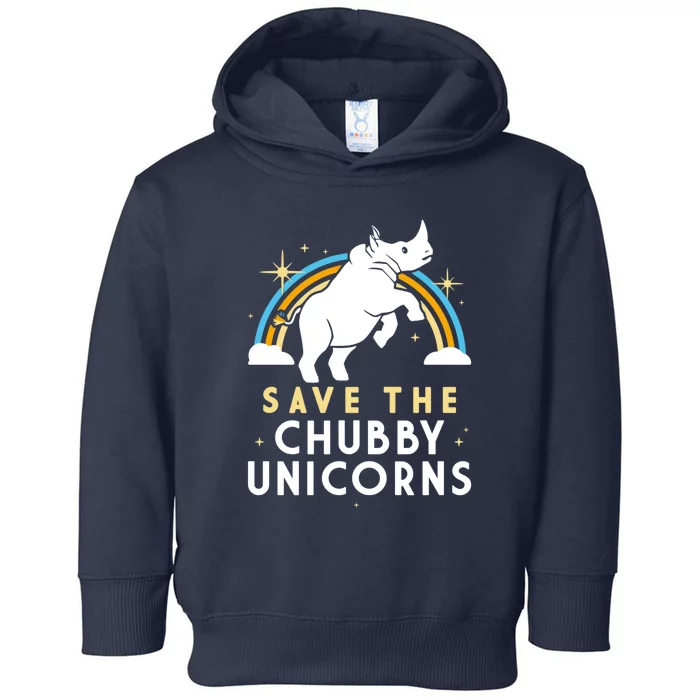 SAVE THE CHUBBY UNICORNS Toddler Hoodie