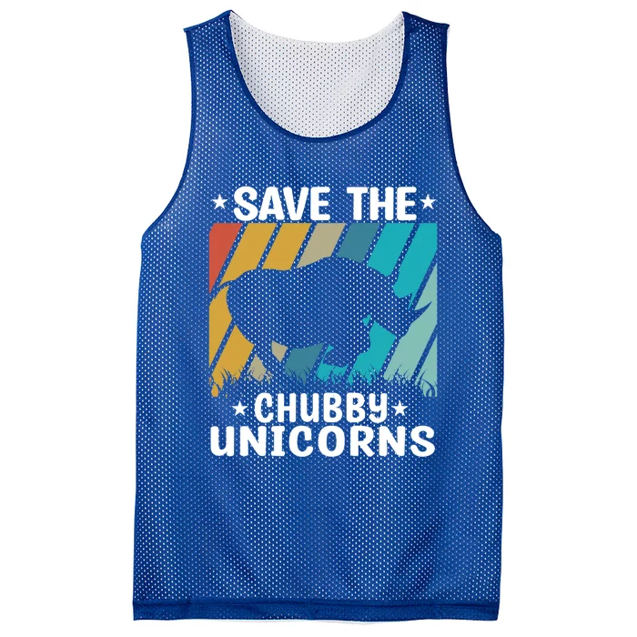 Save The Chubby Unicorn Funny Fat Rhino Animal Rights Cool Gift Mesh Reversible Basketball Jersey Tank