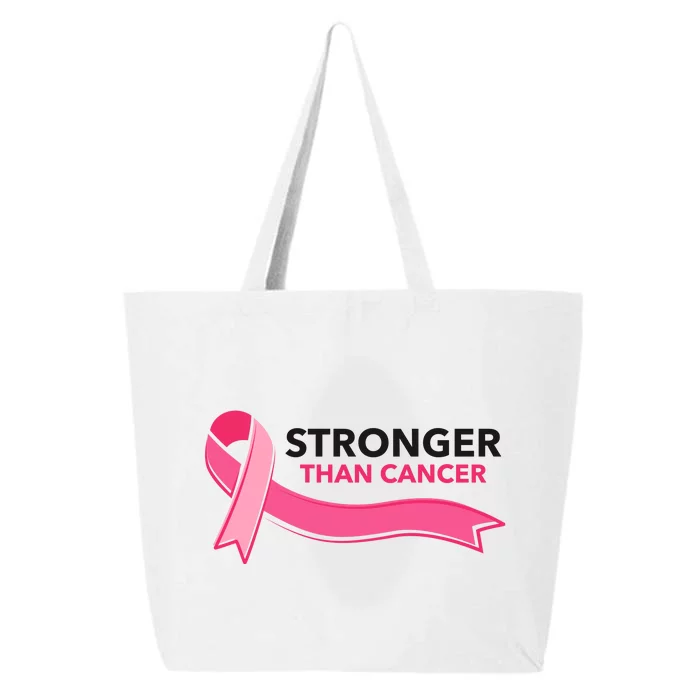 Stronger Than Cancer Pink Ribbon 25L Jumbo Tote