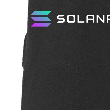 Solana Token, Crypto, DeFi, Crypto Exchange, Solana Crypto Doggie 3-End Fleece Hoodie