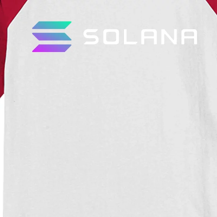 Solana Token, Crypto, DeFi, Crypto Exchange, Solana Crypto Kids Colorblock Raglan Jersey