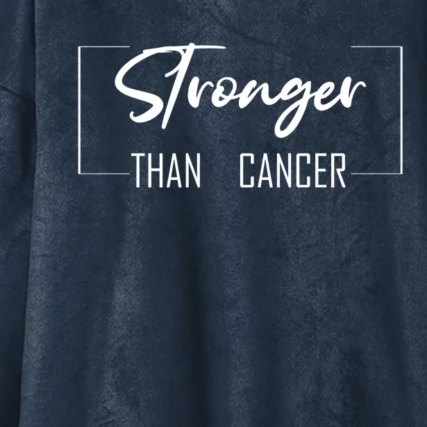 Stronger Than Cancer Hooded Wearable Blanket