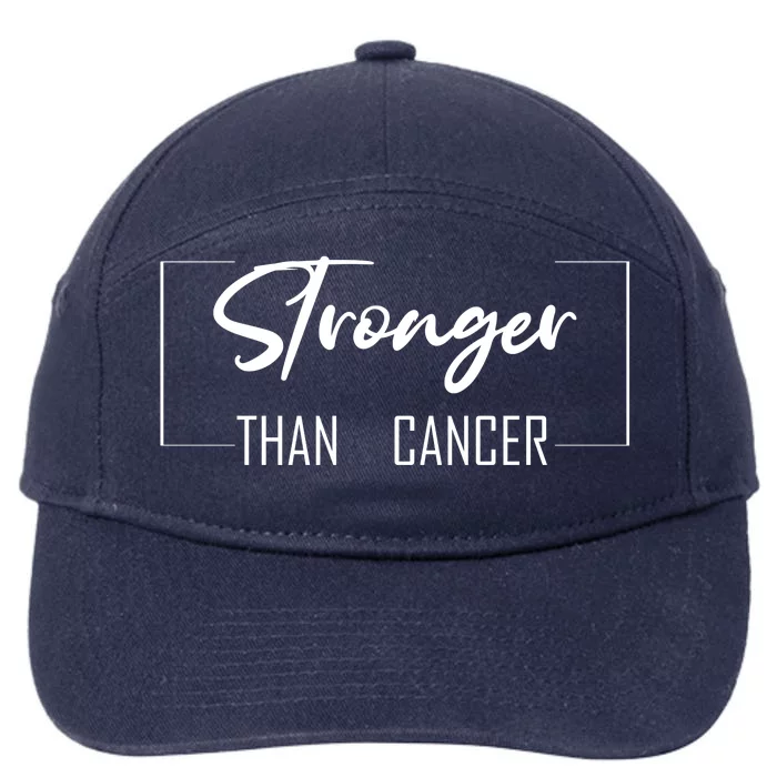 Stronger Than Cancer 7-Panel Snapback Hat