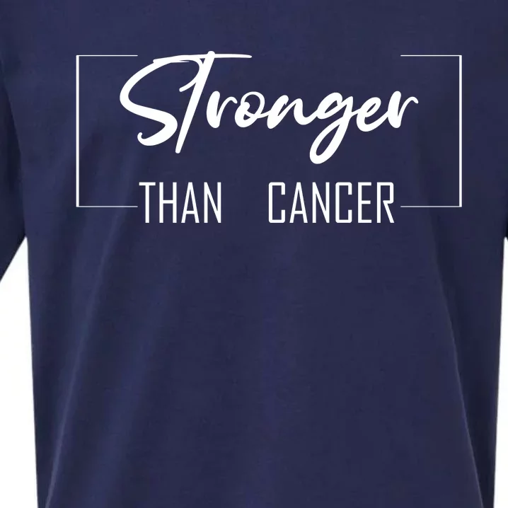 Stronger Than Cancer Sueded Cloud Jersey T-Shirt